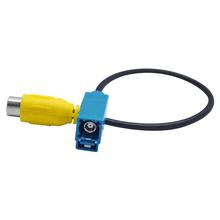 Car Reversing Camera Navigation Video Input Cable Adaptor Fakra RCA Cable Plug For Mercedes-Benz E280/E300/GLK 2024 - buy cheap