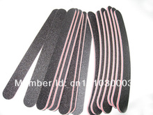 Black Nail File Curved Nail File Professional Emery Board  Manicure Tool  200 Pcs/Lot  100/180 2024 - buy cheap