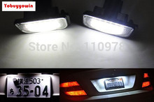 Free Shipping 2Pcs Canbus License Plate LED Light kit No Error For Mercedes-Benz W203 C-class C230 C240 C320 C32 55 2024 - buy cheap