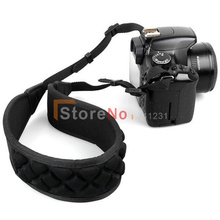 Black Camera Shoulder Neck Strap Air Cell Cushion Pad for canon nikon  pentax 2024 - buy cheap