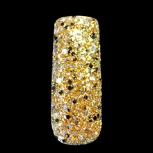 DIY Nails Art Glitter Powder Acrylic Black Gold Powder Mixed Nail Glitter Powder Finger Nail Decorations 263 2024 - buy cheap