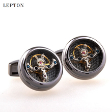 Lepton-Gemelos de mecanismo de Tourbillon para hombre, reloj mecánico de alta calidad, Steampunk, gran oferta 2024 - compra barato