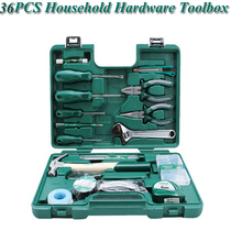 Conjunto de ferramentas 36 peças, caixa de ferramentas para conserto de eletricistas em casa multifuncional dy06 2024 - compre barato