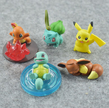 5 pcs 3-5CM Pik Eev Action Figure Retail 2024 - buy cheap