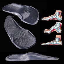Гелевая подставка для ног 3/4 Arch для высоких каблуков ортопедические стельки корректор для обуви для женщин Уход за ногами 2 шт 2024 - купить недорого