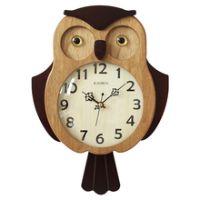 Hot Owl 3d Wood Wall Clock modern Design Kids Nordic Clock Wooden Clocks Wall Home Decor Watch Wall 2024 - buy cheap