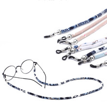 Imixlote óculos de leitura estilo étnico, artesanal, coloridos, estampados, com corda, suporte de cordão, acessórios de pescoço 2024 - compre barato