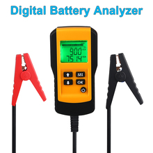Testador e analisador digital de carga de bateria automotiva, para avaliação do estado da bateria, resistência à tensão 2024 - compre barato