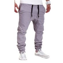 2018 Mens Joggers Brand Male Trousers Men Pants Casual Male Solid Pants Sweatpants Jogger Khaki Black Large Size 3XL 2024 - buy cheap