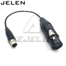 Кабель-адаптер Ta3f 3pin female-XLR 3pin female для звуковых устройств 688/788, звуковых устройств XL2-XLR, Кабель-адаптер 2024 - купить недорого