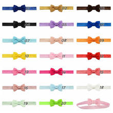 10Pcs Baby Girls Kids Infant Bowknot Hairband Mini Elastic Hair Accessories Headwear Hearband 2024 - buy cheap