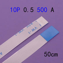 10pcs/lot New FFC FPC flat flex cable 0.5mm pitch 10 pin Forward Length 500mm Ribbon Flex Cable 10pin 10P 2024 - buy cheap