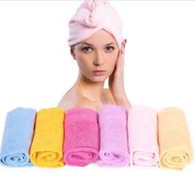 Free Shipping Magic Dry Hair Towel,Microfiber Turban Wrap Hat/cap,Hot Sale Solid Color Dryer Bath Towel 3pcs/lot 2024 - buy cheap
