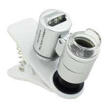 Xinxiang óculos lupa lupa 60x mini clipe portátil led microscópio lupa lupa uv detector de moeda lanterna 2024 - compre barato