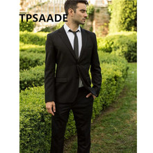 New Custom Jacket + Pants New Suits for Men Slim Fit Tuxedo Men Business Suit Formal Wedding Suit Men's Blazer High Quality 2024 - buy cheap