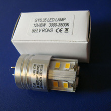 High quality 12VAC/DC 6w GY6.35 led lights,LED GY6.35 bulb 12VAC led Downlights GY6.35 Led crystal light free shipping 10pcs/lot 2024 - buy cheap