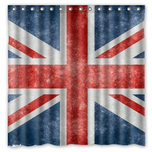 Новинка Товары для ванной! Union Jack & UK Флаг напечатанный Водонепроницаемый полиэстер занавеска для душа/занавеска для ванной (180х180см) 2024 - купить недорого