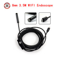 3.5M Wireless Wifi Endoscope 8mm Android Camera Borescope HD 720P Waterproof Inspection IOS Iphone Endoscope Camera WIFI 2024 - buy cheap
