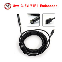 3.5m sem fio wifi endoscópio 8mm android câmera borescope hd 720p inspeção à prova dwaterproof água ios iphone endoscópio câmera wi-fi 2024 - compre barato