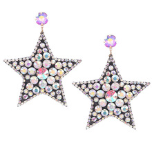 Sehuoran Bohemian Star Earrings Fashion Women Jewelry  Aretes Five-Pointed Star Crystal Dangle Earrings Party Jewelry 2024 - buy cheap