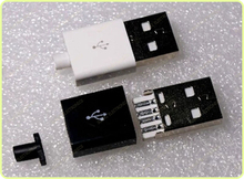 350 компл./лот 3 в 1 A Тип 2,0 usb штекер с пластиковой оболочкой пайки провода USB DIY аксессуары 2024 - купить недорого