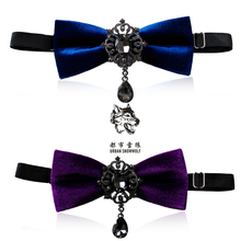 New Free Shipping fashion Men's male Vintage pendant collar tie wedding dress British Korean groom wedding groomsman ON SALE 2024 - buy cheap