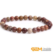Selectable size:6mm 8mm Handmade Natural Yellow Sunset Mookite Jaspers Round Beaded Stretch Healing Reiki Fashion Gift Wholesale 2024 - buy cheap