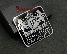 for JP JUNCTION PRODUCE VIP 3D Badge Emblem car sticker 60mm*55mm good quality  Car Styling 2024 - buy cheap