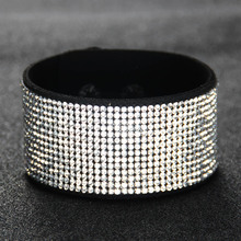 Itenice moda jóias de alta qualidade artesanal de cristal Cintilante duplo-segurança-fecho padrão Irregular pulseiras para as mulheres 2024 - compre barato