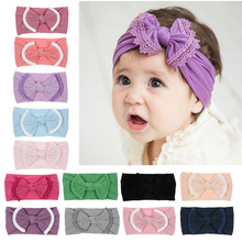 New 1PCS Cute Baby Toddler Infant Bowknot Headband Hair Bows Children Headwraps Photo Shoot Hair Accessories 2024 - buy cheap