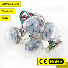 Módulo de led rgb, lâmpada de ponto de luz ws2811 à prova d'água, ip68, dc, 12v, com pixel, para luz led sigh, frete grátis 2024 - compre barato