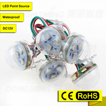 LED Module 200Pcs/Lot RGB LED Point Light Lamp WS2811 Waterproof IP68 DC 12V Led Pixel Light For LED Sigh Light Free Shipping 2024 - buy cheap