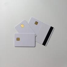 Tarjeta de rayas magnéticas HICO, con Chip SLE4428 (tarjeta de pvc de inyección de tinta impresa) 500 unids/lote, por Epson o Canon, grosor de 30mil 2024 - compra barato