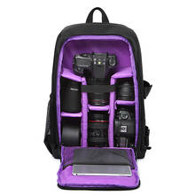 HuWANG Multi-functional Digital DSLR Camera Video Rain Cover Shoulders Backpack Case Waterproof Shockproof Small Bags For Nikon 2024 - buy cheap