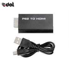Конвертер PS2 в HDMI HD видео, аудио адаптер, AV вход в HDMI видео/аудио сигналы, выход, кабель для дисплея PS2 HD 2024 - купить недорого