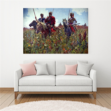 Home Picture Abstract Creativity Field Cossacks Horse Poster Vitage Wall Art For Retro Canvas Painting Scandinavian Decoration 2024 - buy cheap