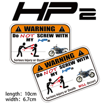 KODASKIN 2 Pieces Do Not Screw Warning Sticker Decal for BMW HP2 2024 - buy cheap