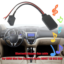 Car bluetooth Adapter AUX Audio Cable for BMW  Mini for Cooper S Radio for BOOST CD R53 R50 Speaker Line Subwoofer Cable 2024 - buy cheap