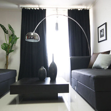 Cortinas black black black modernas para sala de estar, cozinha, quarto, cortina cortina customizada, 1*2.6m, 3*2.6m, cortina de tule 2024 - compre barato