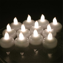 36 pieces Flameless Warm White bougie flottante Amber Floating Candles For Wedding Battery Operated decorative-floating-candles 2024 - buy cheap