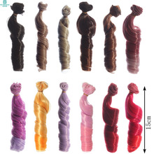 15cm*100cm large thick curly hair for 1/3 1/4 BJD doll wigs Things for dolls 2024 - buy cheap