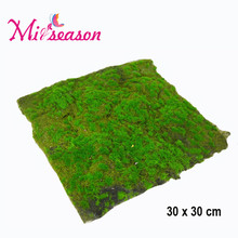 Mini paisagem artificial de musgo 30x30cm, gramado, gramado diy mini jardim de fadas simulação de plantas para paisagismo de casa, decoração de parede 2024 - compre barato