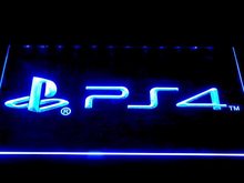 Letrero de neón LED e174 PS4 Playstation 4 con interruptor de encendido/apagado 20 + colores 5 tamaños a elegir 2024 - compra barato