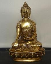 Медная Статуя Тибета тибетские Будды Шакьямуни бронзовая статуя Будды 2024 - купить недорого