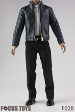 Conjunto de ropa de figura de acción 1/6 F02B F02A chaqueta de motocicleta masculina para 12 "figura de soldado sin cabeza no cuerpo 2024 - compra barato
