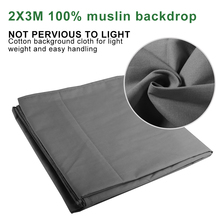 2x3m Photography Background Backdrop Smooth Muslin Cotton Gray Screen Chromakey Cromakey Background Cloth For Photo Studio Video 2024 - buy cheap