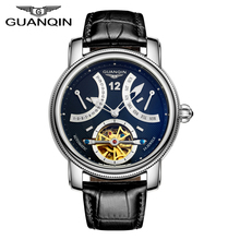 Luxury Brand GUANQIN 2015 Fashion Tourbillon Watches Men Gold Wristwatches automatic Mechanical Watches Luxury 2024 - buy cheap