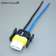 Shhworld H8 H11 разъем жгута проводов женский автомобильный автоматический проводной соединитель кабельный разъем для HID ксеноновая фара лампа для противотуманной фары 2024 - купить недорого