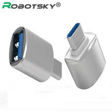 Адаптер Type C USB-C Type-C к USB 3,0, кабель OTG для телефона Samsung S8 S9 Note 8 Huawei P20 Xiaomi Mix 2S, адаптер для телефона 2024 - купить недорого