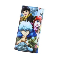 Carteira longa de estilo pu estampada de anime, bolsa longa camada de anime gintama kagura shinpachi gintoki saharu 2024 - compre barato